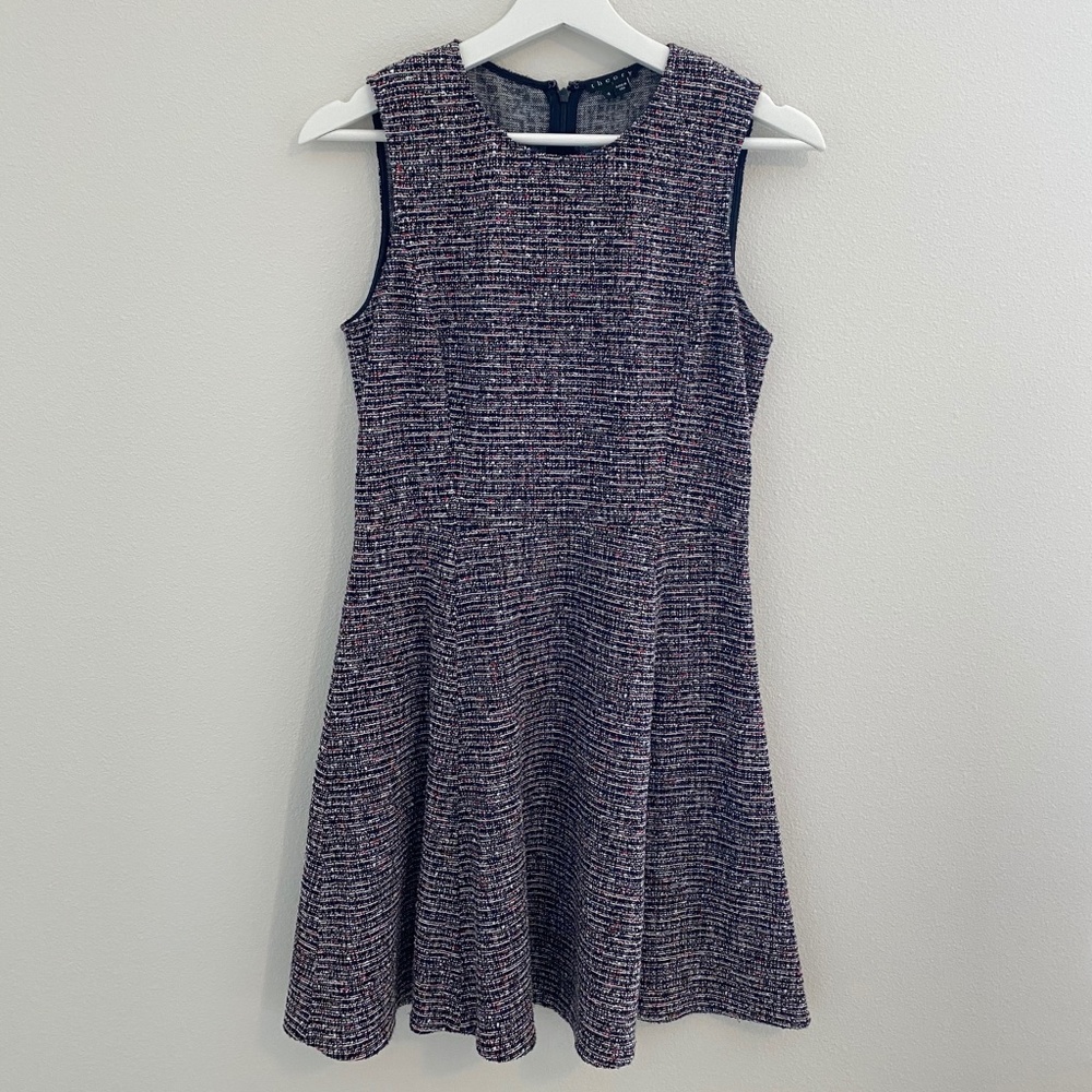 Theory Fit & Flare Knit Dress
